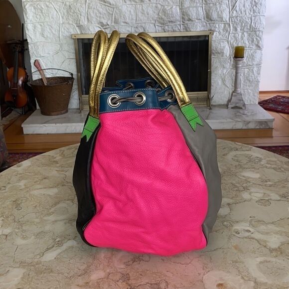 Rare Meredith Wendell Leather Bucket Bag - Picture 3 of 12